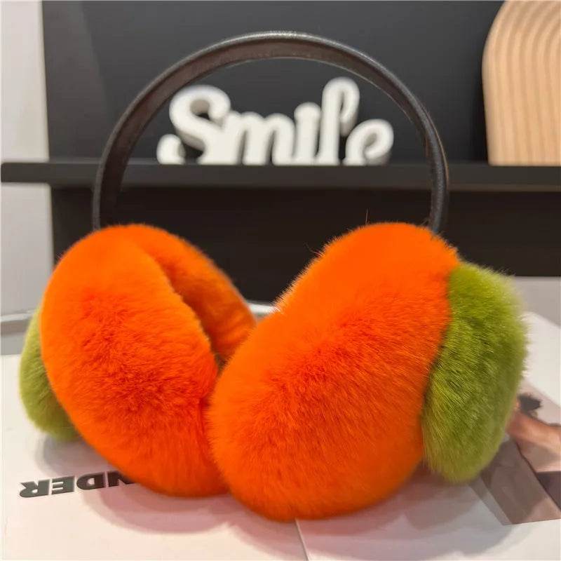 Cute Plush Earmuff Stretchable Earmuffs - www.Shopthatapp.com #