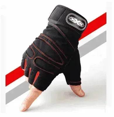 Cycling Gloves Half Finger Breathable Elastic for gym - www.Shopthatapp.com #