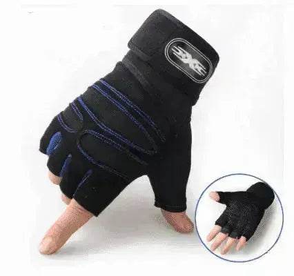 Cycling Gloves Half Finger Breathable Elastic for gym - www.Shopthatapp.com #