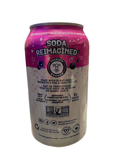 Thirsty Buddha Prebiotic Cream Soda Can 355ML - Canadian Edition