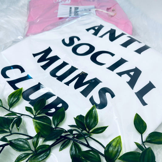 Anti Social Mums Club T Shirt - www.Shopthatapp.com