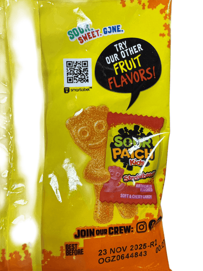 Sour Patch Kids Not So Sour Peach 101G - U.S Edition - www.Shopthatapp.com
