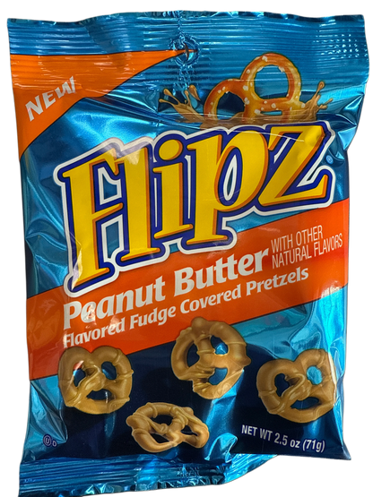 Flipz Peanut Butter Fudge Covered Pretzels 71G - U.S Edition - www.Shopthatapp.com