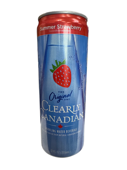 Clearly Canadian Summer Strawberry Flavour 355ML - Canadian Edition - www.Shopthatapp.com