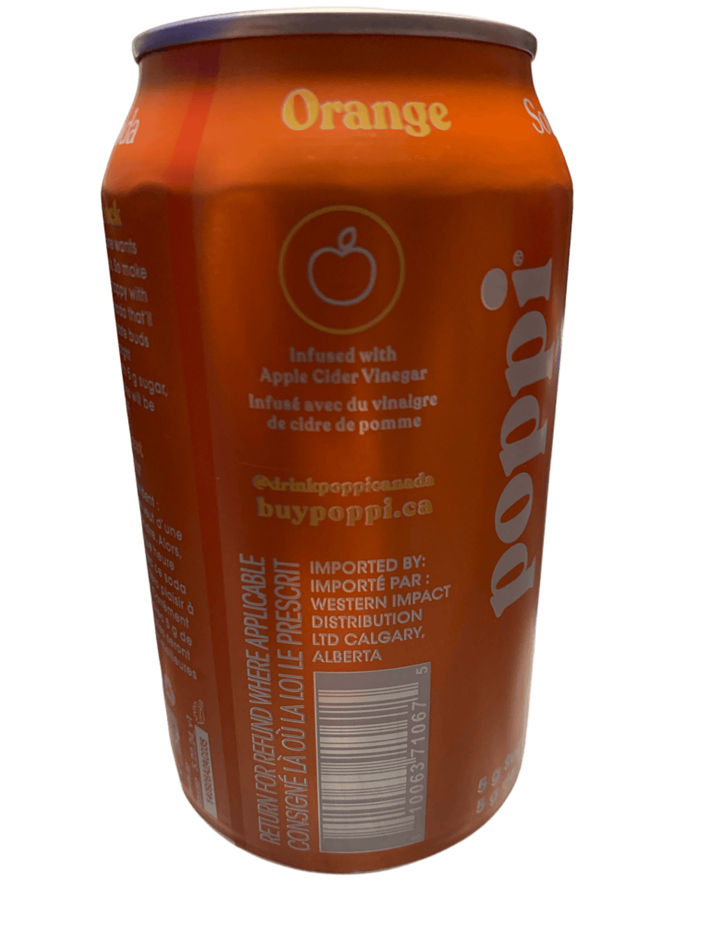 Poppi Orange Soda 355ML - Canadian Edition - www.Shopthatapp.com