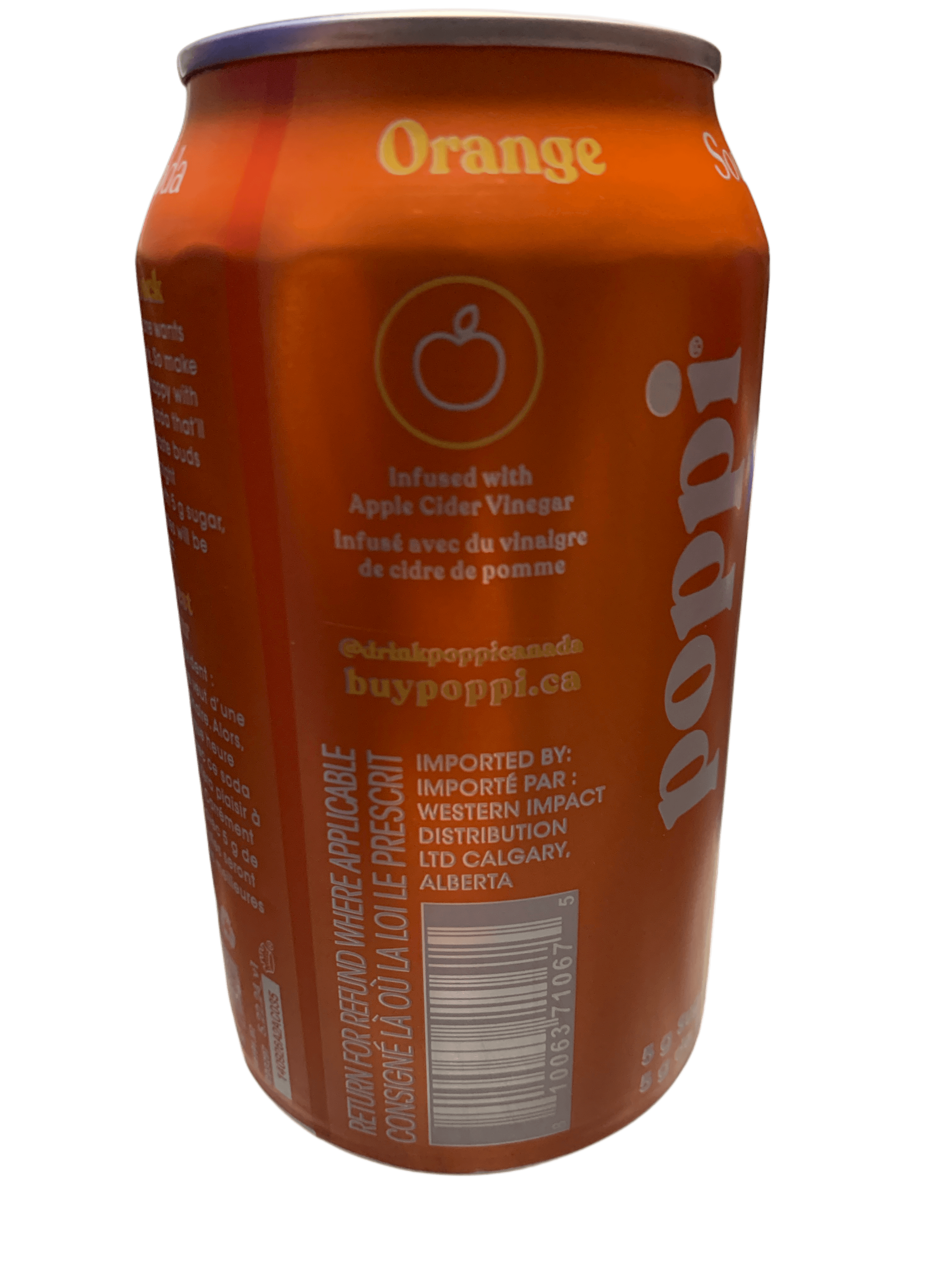 Poppi Orange Soda 355ML - Canadian Edition - www.Shopthatapp.com
