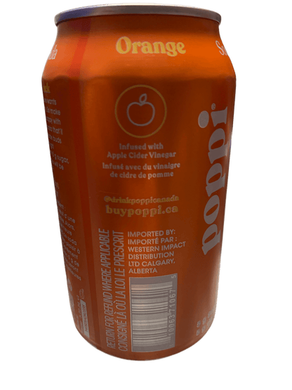 Poppi Orange Soda 355ML - Canadian Edition - www.Shopthatapp.com