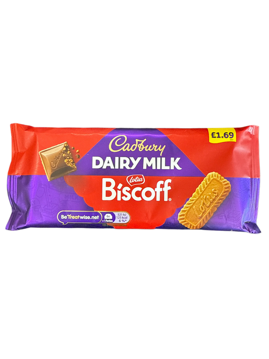 Cadbury Dairy Milk Biscoff 95G - U.K Edition - www.Shopthatapp.com
