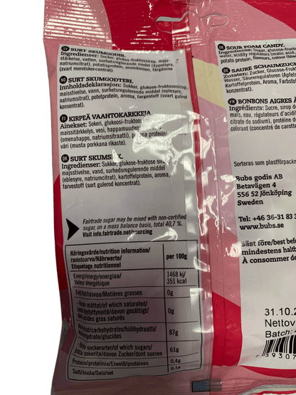 BUBS Godis Goody Strawberry Vanilla Candy Bag 90G - Swedish Edition - www.Shopthatapp.com