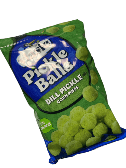 Vlasic Pickle Balls Dill Pickle Corn Puffs 56G - U.S Edition