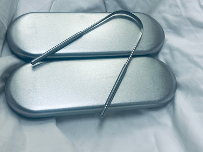 Gratte-langue l Gratte-langue en acier inoxydable l Gratte-langue zéro déchet