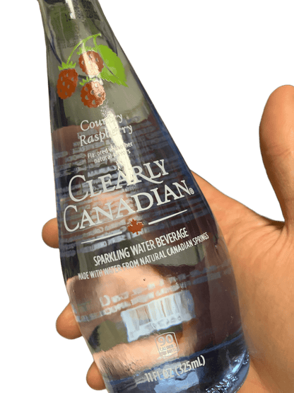 Clearly Canadian Sparkling Country Raspberry Bottle 325ML - Canadian Edition - www.Shopthatapp.com
