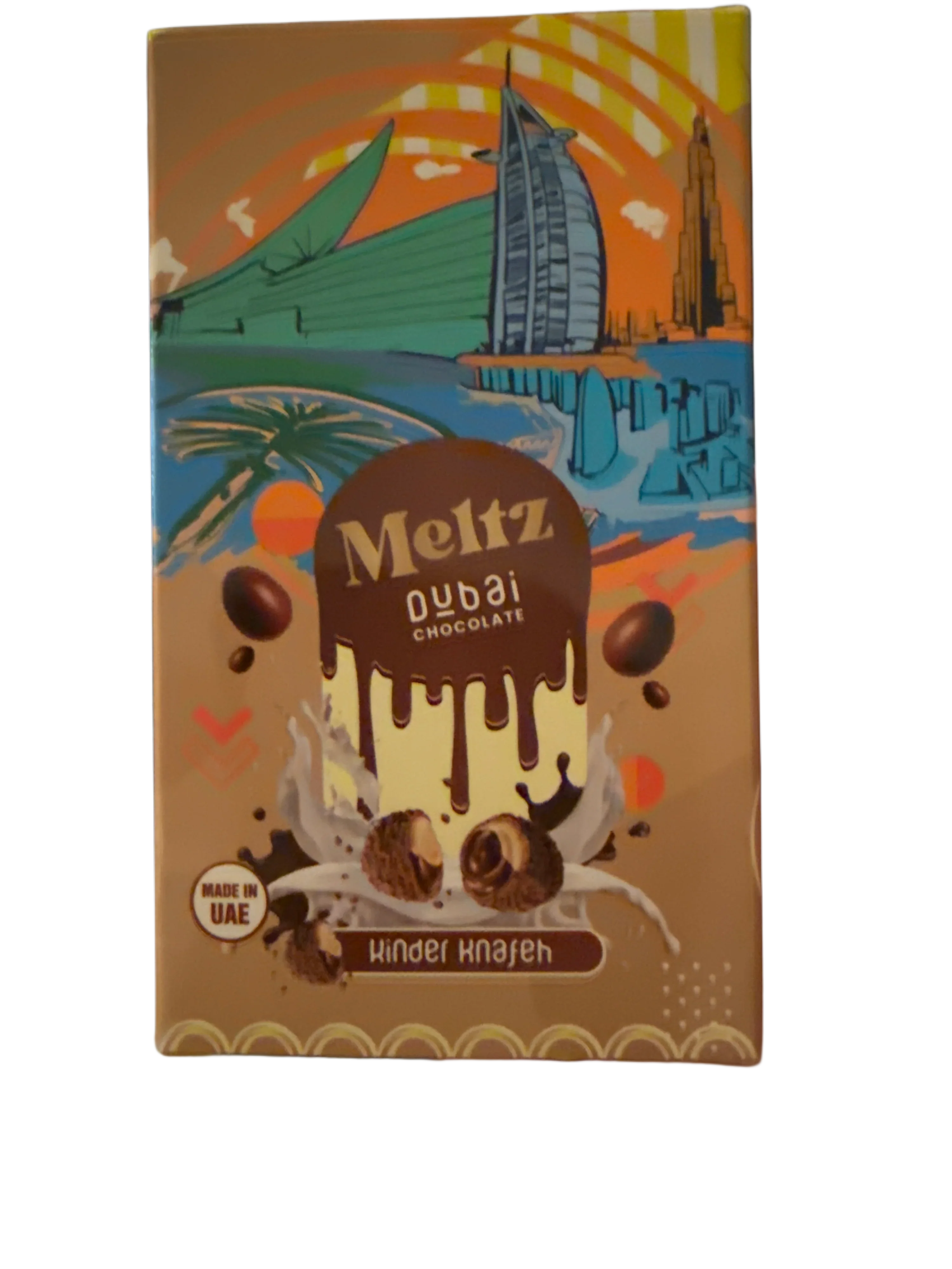 Meltz Dubai Chocolate Kinder Knafeh Flavour 75G - Dubai Edition - www.Shopthatapp.com