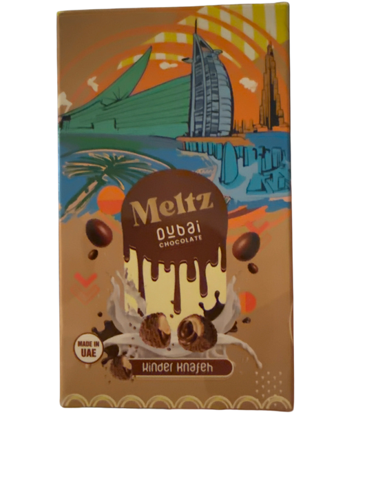 Meltz Dubai Chocolate Kinder Knafeh Flavour 75G - Dubai Edition - www.Shopthatapp.com