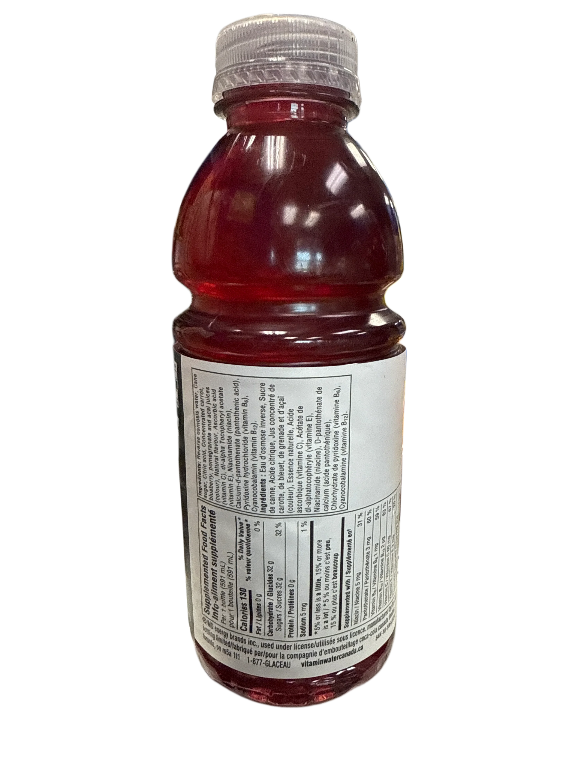 Vitamin Water Acai Blueberry Pomegranate Flavour 591ML - Canadian Edition - www.Shopthatapp.com