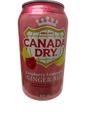 Canada Dry Limited Edition Raspberry Lemonade Ginger Ale Can 355ML - Canadian Edition - www.Shopthatapp.com