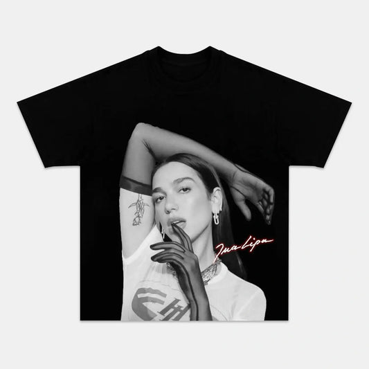 Dua Lipa: Music Icon Tee V15 - www.Shopthatapp.com