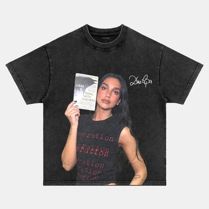 Dua Lipa: Music Icon Tee V8 - www.Shopthatapp.com
