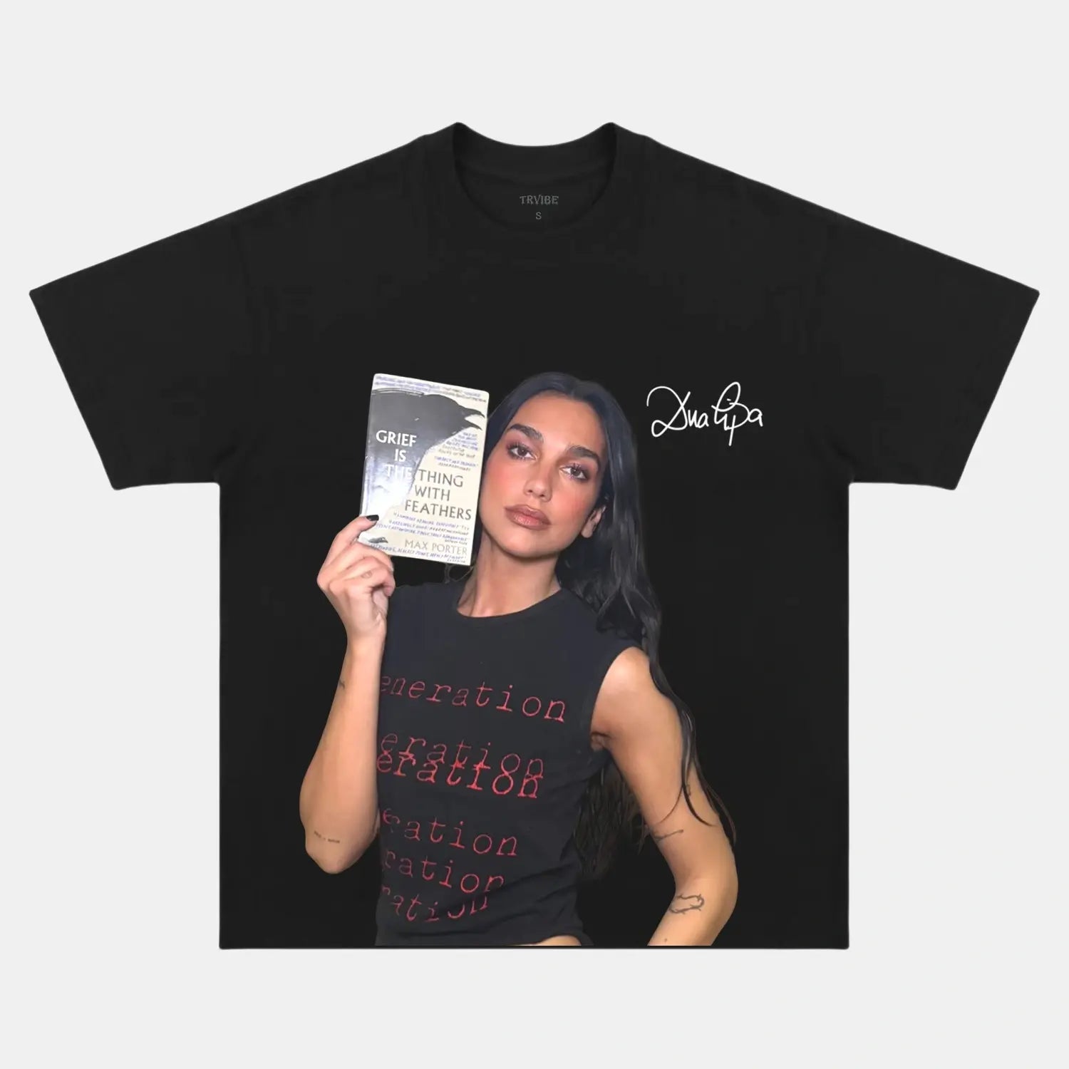 Dua Lipa: Music Icon Tee V8 - www.Shopthatapp.com