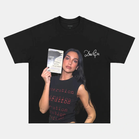 Dua Lipa: Music Icon Tee V8 - www.Shopthatapp.com