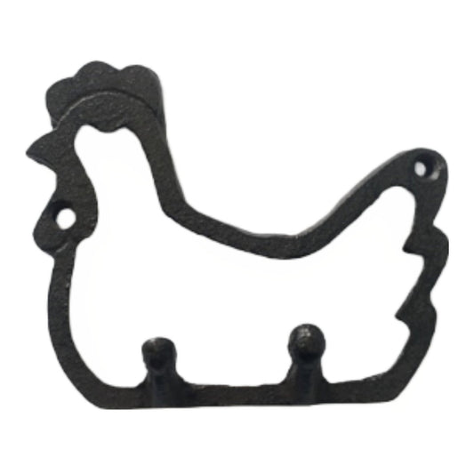 Animal Hook, Chicken, Cast Iron - www.Shopthatapp.com