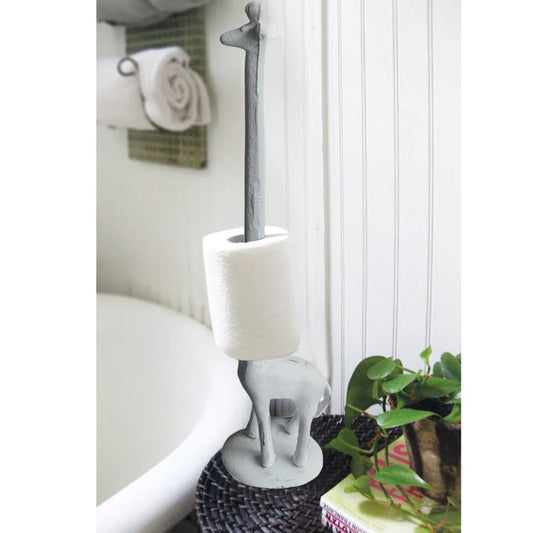Giraffe Toilet Paper Rack, Antique White - www.Shopthatapp.com
