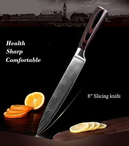 Damascus Steel Knife - www.Shopthatapp.com