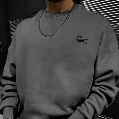 Dark Style Printed Men Crew neck Pullover Sweatshirt - www.Shopthatapp.com #