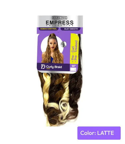 Darling Empress French Loose Pre stretch Curly Braids Extension - www.Shopthatapp.com