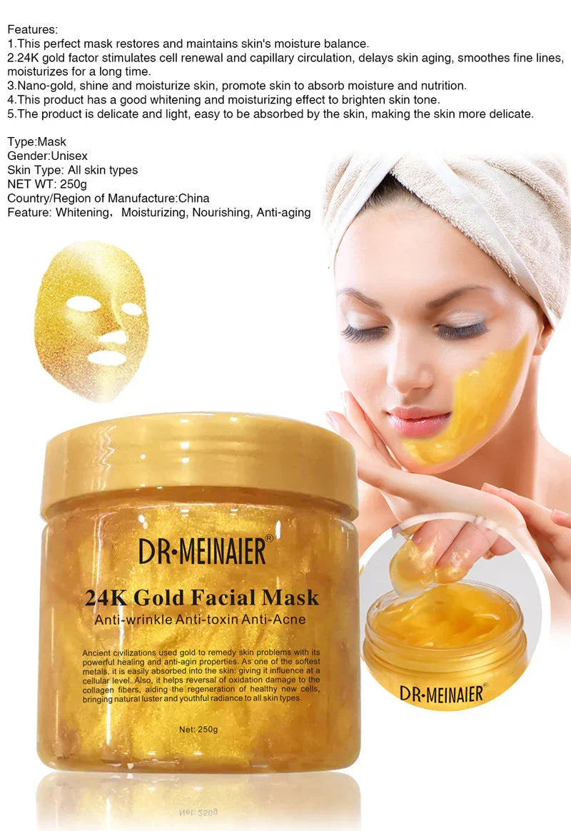 Daub-Type 24k Gold Collagen Repair Sleep Mask - www.Shopthatapp.com