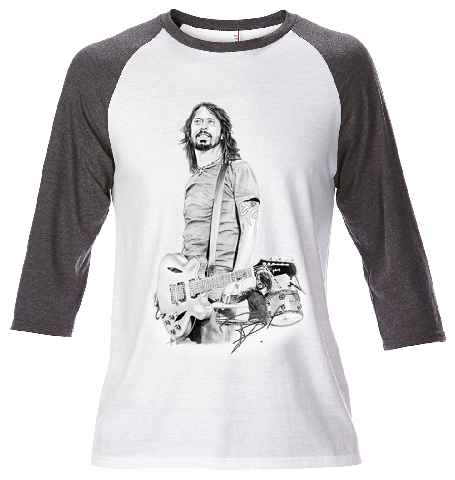Baseball Tee - Dave Grohl - www.Shopthatapp.com