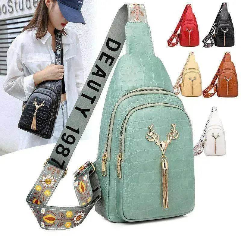Deer Tassel Design Crossbody Bag For Women - www.Shopthatapp.com #