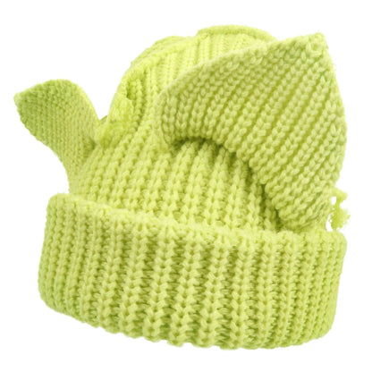 Devil Ears Thickened All Acrylic Knitted Beanie Hat - www.Shopthatapp.com #