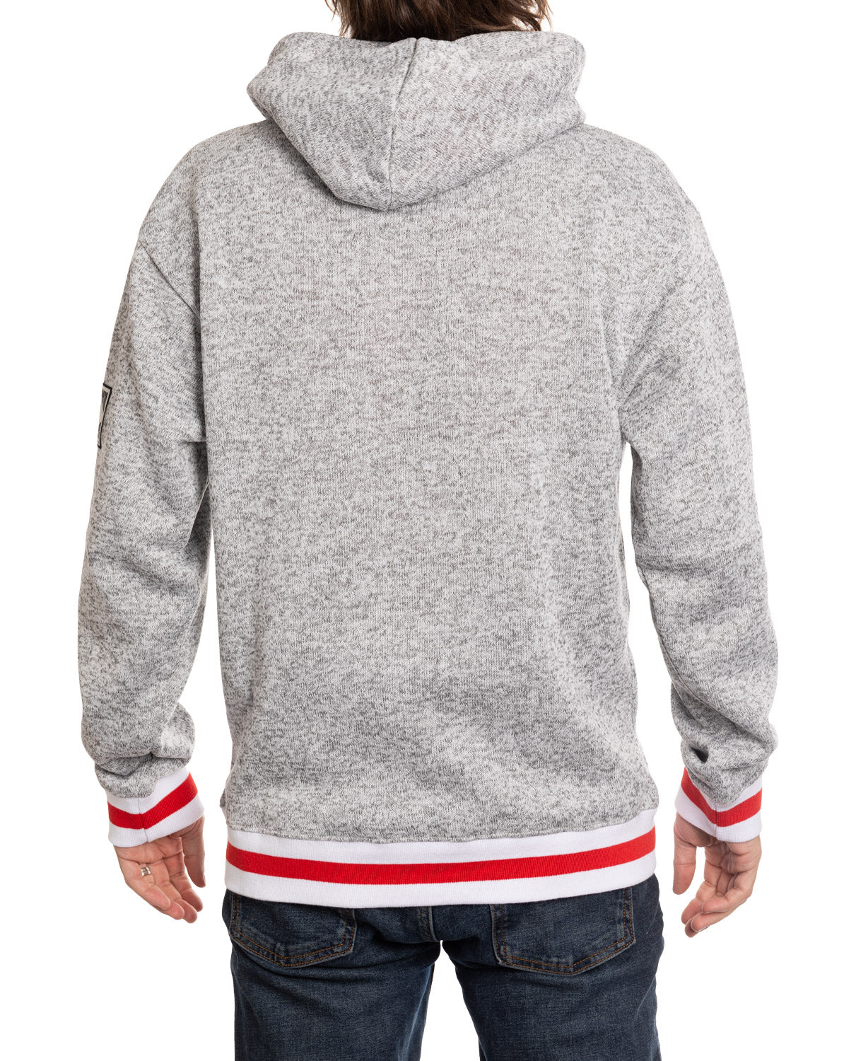 New Jersey Devils "Muskoka Style" Premium Chenille Woven Logo Hoodie - www.Shopthatapp.com