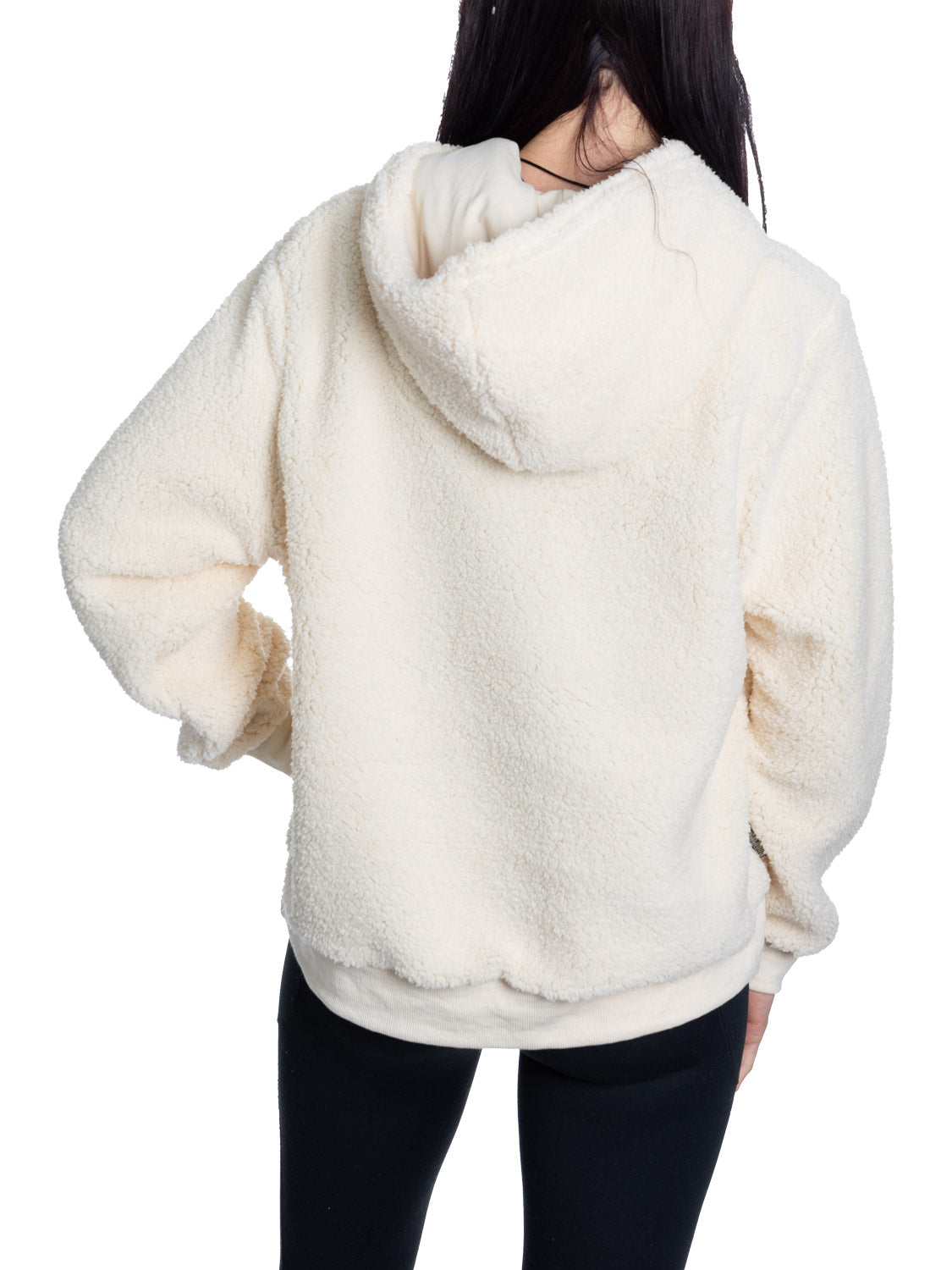 New Jersey Devils Ladies Sherpa Hoodie with Premium Chenille Logo - www.Shopthatapp.com