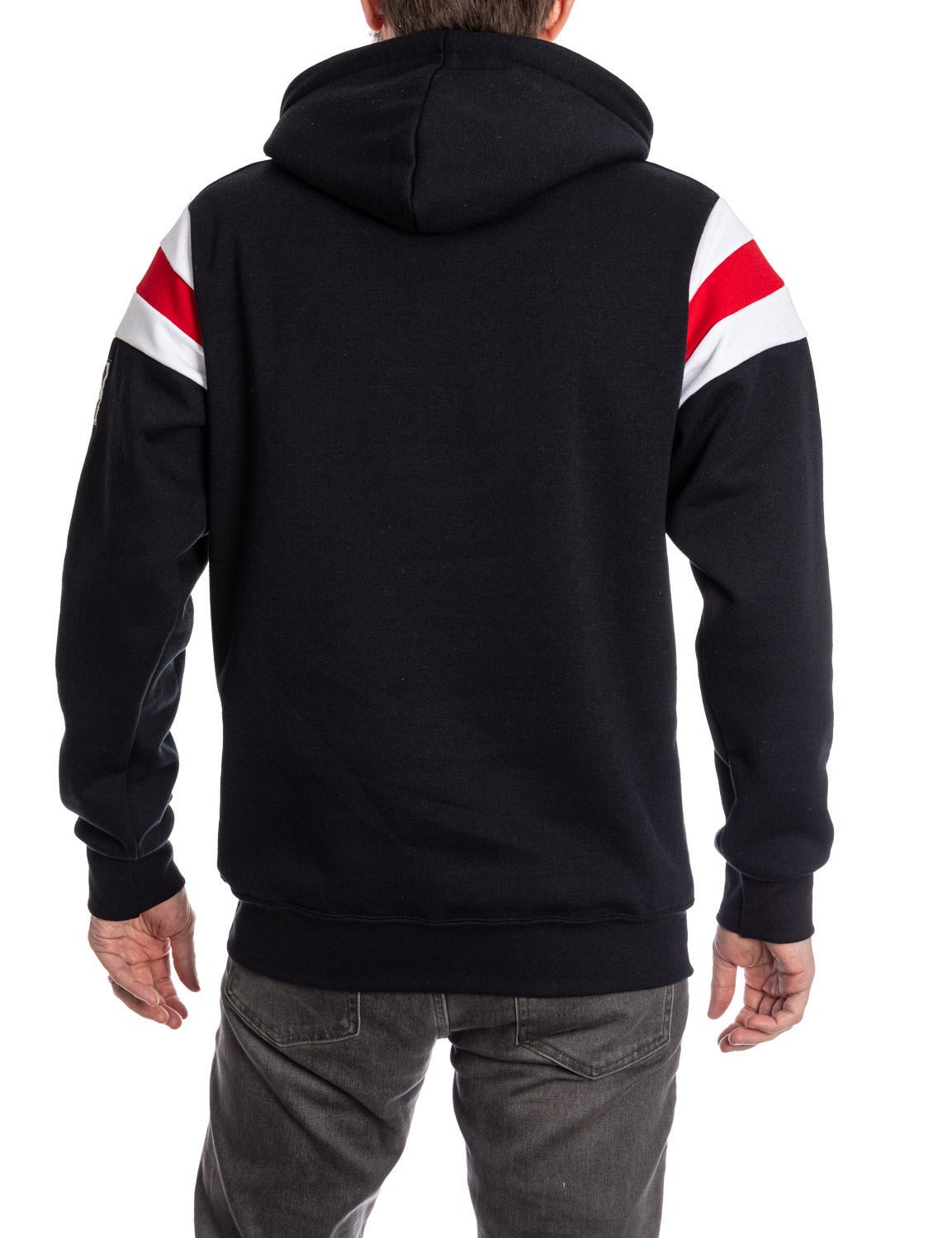 New Jersey Devils Varsity Retro Style Hoodie - www.Shopthatapp.com