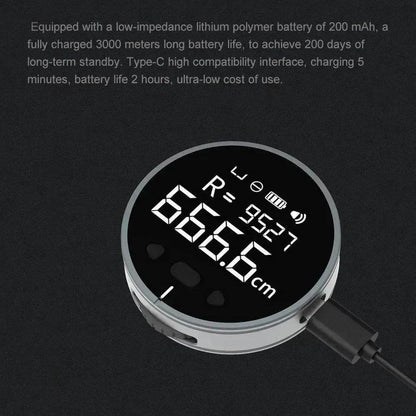 Digital Distance Measuring Instrument Electronic Measuring Ruler Tape Measure High Definition Digital LCD High Precision Electronic Measuring Ruler Tool - www.Shopthatapp.com #