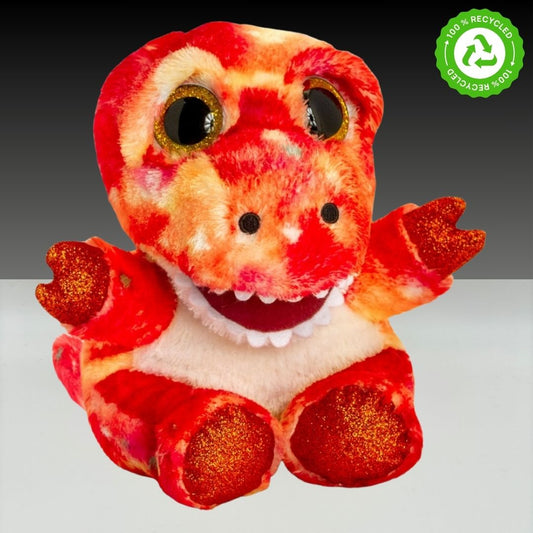 Animotsu Dinomotsu 25cm Beanie Dinosaur - Orange-Toys & Games-www.Shopthatapp.com-HamperWell