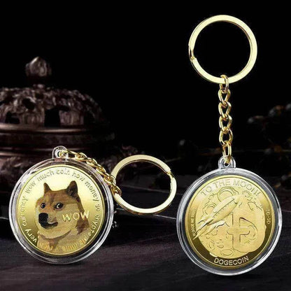Dogecoin Keychain - www.Shopthatapp.com