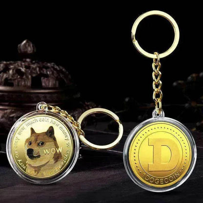 Dogecoin Keychain - www.Shopthatapp.com