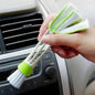 Double Head With Rag Blinds Cleaning Dusting Dashboard Keyboard Brush - www.Shopthatapp.com