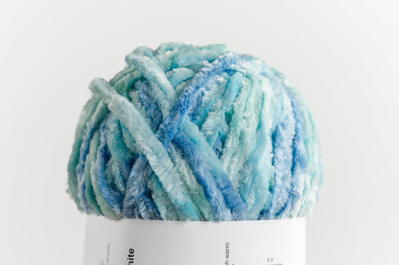 Doux Nuage Chunky-Crochet And yarn-www.Shopthatapp.com-Color:Tie Dye Blue (Blue & White)-L'ArtisanCanada