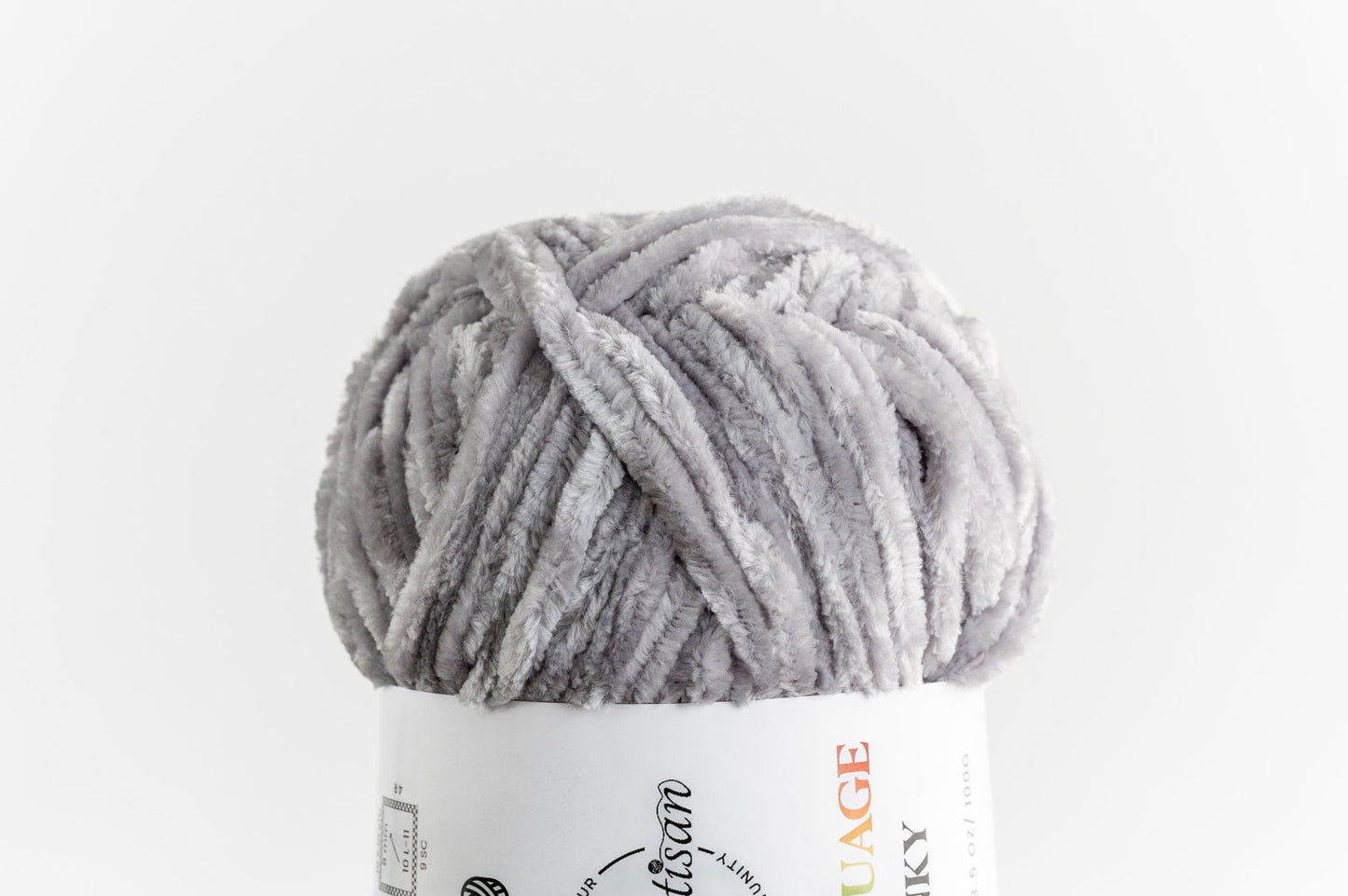 Doux Nuage Chunky-Crochet And yarn-www.Shopthatapp.com-Color:Light Grey-L'ArtisanCanada