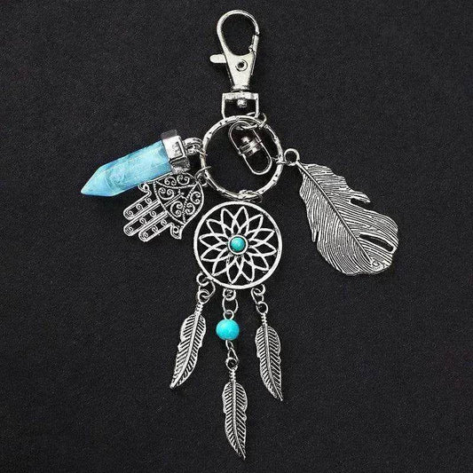 Dreamcatcher keychain pendant - www.Shopthatapp.com