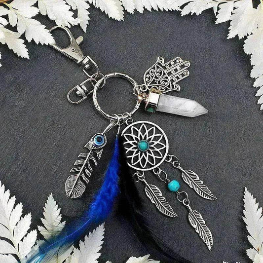 Dreamcatcher keychain pendant - www.Shopthatapp.com