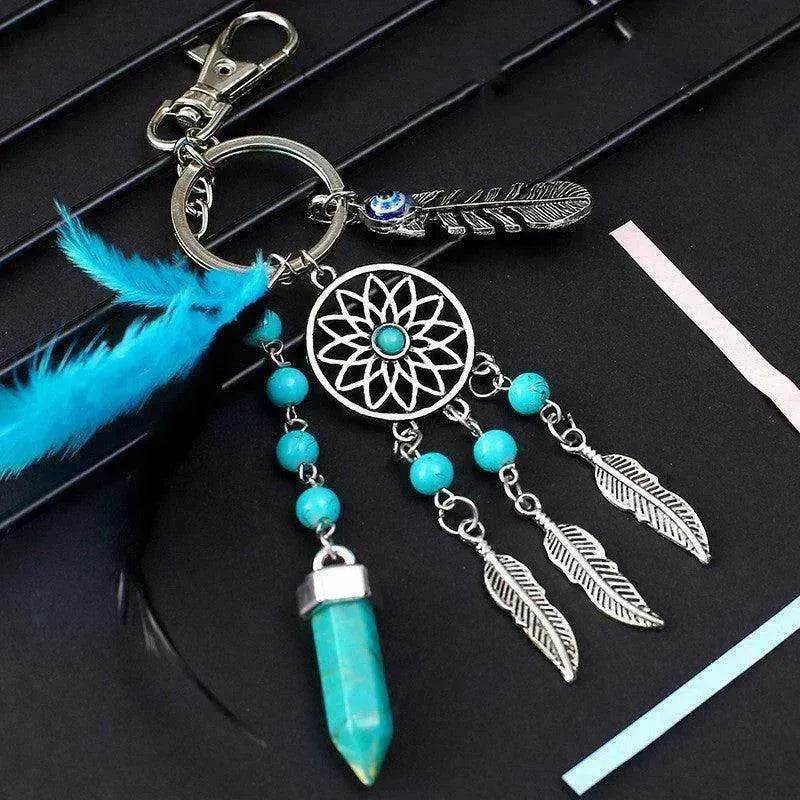 Dreamcatcher keychain pendant - www.Shopthatapp.com