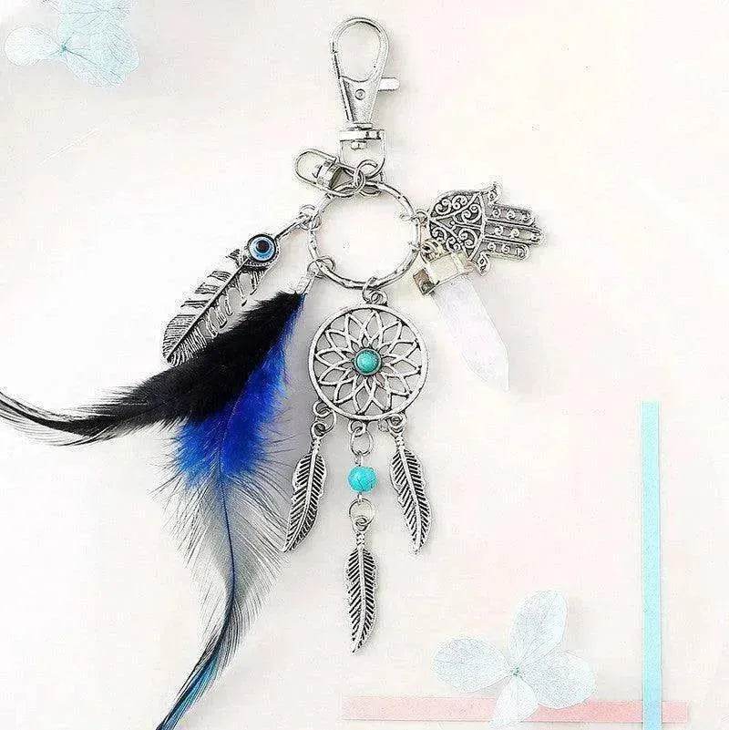 Dreamcatcher keychain pendant - www.Shopthatapp.com