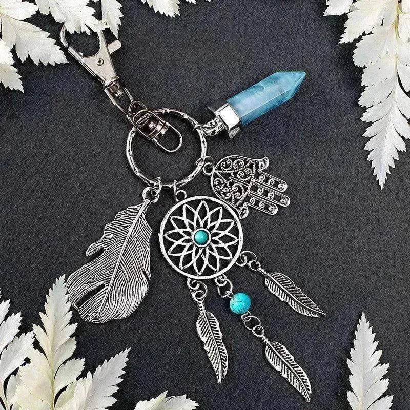 Dreamcatcher keychain pendant - www.Shopthatapp.com