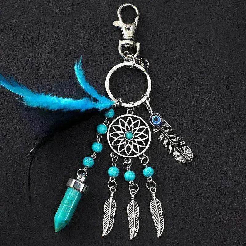 Dreamcatcher keychain pendant - www.Shopthatapp.com