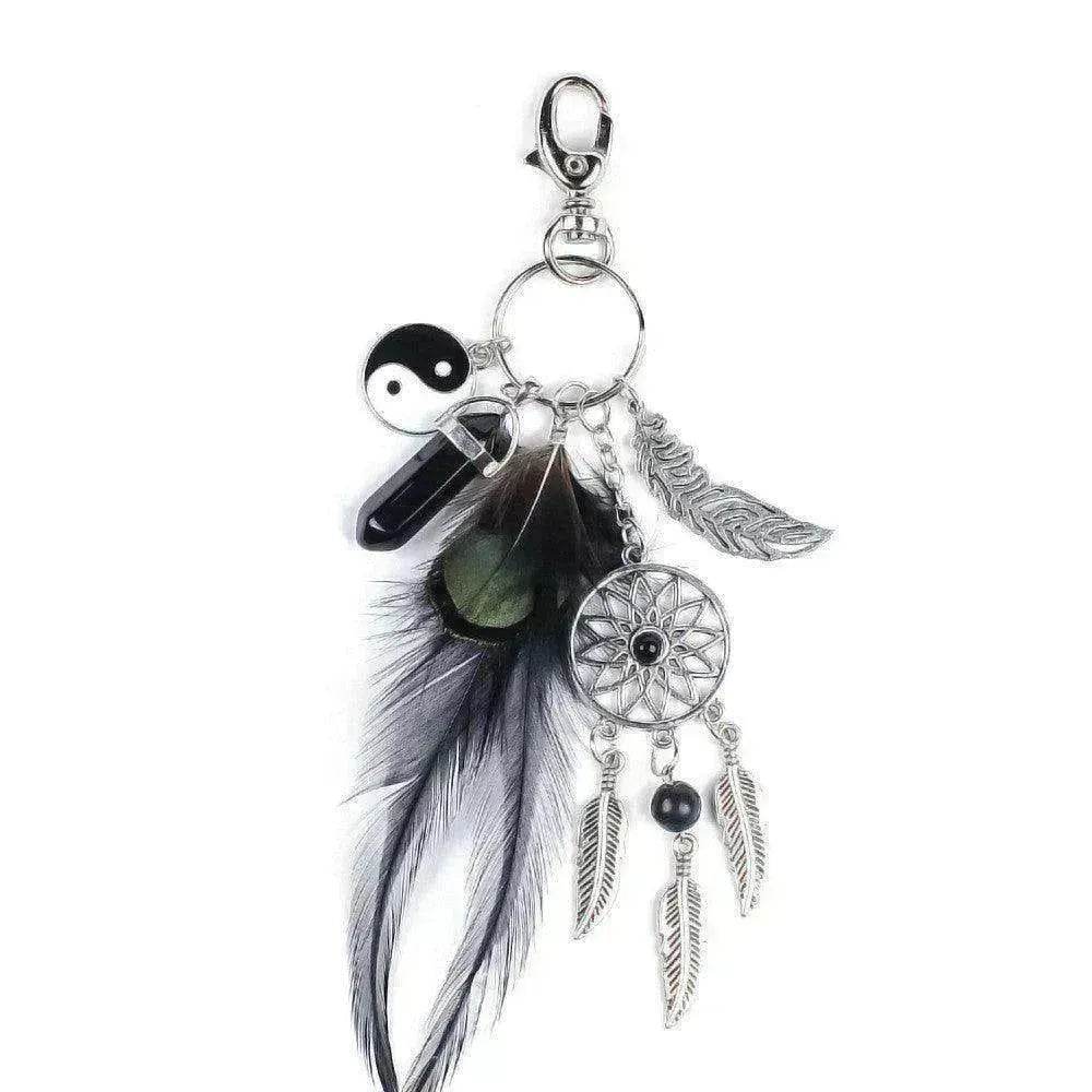 Dreamcatcher keychain pendant - www.Shopthatapp.com